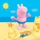 Ігровий набір Peppa Figurines Три маленькі свинки на пляжі 3 фігурки 5 аксесуарів - зображення 4