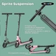 Самокат складной Micro Sprite Suspension оливковый алюминий до 100 кг - изображение 8