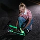 Самокат Micro Sprite Glow LED Art Collection Космос двухколесный алюминиевый - изображение 2