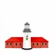 Збірна дерев'яна модель Lighthouse Маяк на острові Зміїний з прибудовою Україна - зображення 5
