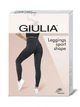 Безшовні легінси моделюючі Giulia LEGGINGS SPORT SHAPE S/M чорний - зображення 4