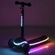 Детский трехколесный самокат iTrike 8899-black, черный, Maxi-big, свет на батарейках, регулируемый руль, колеса PU - изображение 3