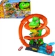 Трек Хот Вілс Атака вогняного Ті-Рекса Ігровий набір Hot Wheels City T-Rex Blaze Battle JBM73 Mattel - зображення 1
