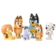 Набор из 8 фигурок Bluey Heeler Family фигурки семья Блуи с движущимися частями - изображение 8