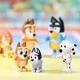 Набор из 8 фигурок Bluey Heeler Family фигурки семья Блуи с движущимися частями - изображение 11