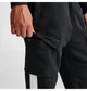 Брюки чоловічі Nike M Nsw Sw Air Cargo Pant Flc Bb 2XL Чорно-білий FN7693-010 - зображення 7
