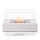 Настольный биокамин Kaminer Kamine White на биоэтаноле 35×18×15,5 см с двойным защитным стеклом, белый - изображение 1