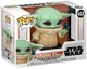 Фигурка Фанко Малыш Грогу с Бабочкой №468 Star Wars Mandalorian The Child Grogu with Butterfly Funko 54529 - изображение 1