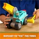 Будівельна машина з фігуркою Rubble & Crew Motor Mega Hammer Щенячий патруль Кремез і команда (6074961) - зображення 8