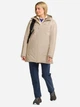 Парка демисезонная женская Jack Wolfskin A66376-A0084 XL Бежевая (4064886765817) - изображение 3