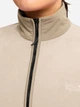 Толстовка на молнии утепленная флисовая без капюшона женская Jack Wolfskin A65943-T0612 S Бежевая (4064886781299) - изображение 4