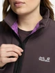 Куртка демисезонная короткая с капюшоном женская Jack Wolfskin A66229-G0095 S Коричневая (4064886760669) - изображение 5