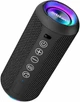 Портативная Bluetooth-колонка Ortizan X10 24 Вт, беспроводная акустика, IPX7, TWS, RGB-подсветка, Bluetooth 5.3, до 30 часов работы, черная - изображение 1