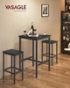 Барний стіл квадратний VASAGLE 60x60x92 см см B0BZXBDD8H - изображение 2