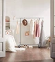 Вішалка для одягу, гардеробна Songmics 160x150x45 см HSR11S - изображение 4