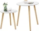 Набір журнальних столів 2шт полиці Songmics LET07WN 50×45 см + 35×35см B077XGF7YL - изображение 1