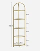 Консоль Songmics 28x28x158 см золото LGT810A01 - зображення 3