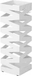 Підставка для парасольок Parasolnik White Modern Openwork 15,5x15,5x49 см Біла LUC16W - изображение 1