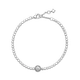 Pandora Браслет теннисный с ореолом 16 см (Silver-White) - изображение 3