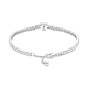Браслет Pandora "Блестящее паве" (Silver-White) - изображение 3
