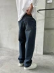 Чоловічі джинси Difransel Baggy 33 темно-сині з потертостями - зображення 3