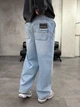 Чоловічі джинси Difransel Baggy Skater 33 блакитні - зображення 3