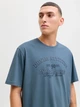 Футболка чоловіча JACK & JONES 12291213 S blue mirage - зображення 3