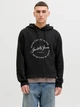 Худі чоловіче JACK & JONES 12288378 L black - изображение 1