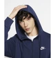 Чоловіча толстовка Nike M Nsw Club Hoodie Fz Bb L Синій BV2645-410 - зображення 7