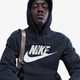Худі чоловіче Nike M Nk Club Bb Po Gfx Hoodie L Синій FN3868-451 - зображення 4