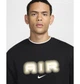 Свитшот мужской Nike Air Fleece Crew-Neck Sweatshirt Black M Черный HM0177-010 - изображение 4