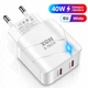 Зарядное устройство XON PowerCharge 40W (PD20) USB Type-C (PCWC040020A0С2W 6105) Белый - изображение 2