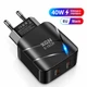 Зарядное устройство XON PowerCharge 40W (PD20) USB Type-C (PCWC040020A0С2B 6099) Черный - изображение 2