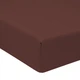 Простирадло на резинці MirSon №19-1230 Friar Brown Mikrosatin Premium 150x190x25 см (2200006412922) - зображення 2