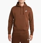 Худи мужское Nike Nsw Club Hoodie Po Bb Brown XL Коричневый BV2654-259 - изображение 1