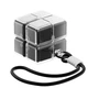 Органайзер для пігулок Cube Портативний, 8 секцій (Чорний) - зображення 1