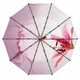 Женский зонт автомат Три Слона N7567 Pink Lily Антиветер , Красный - изображение 8