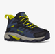Дитячі Черевики Merrell Moab Speed 2 Mid Waterproof Navy/Hi Viz 38-7-26см - изображение 2