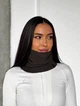 Жіночий теплий в'язаний снуд баф Classic Knit INNOE 950642-1 Шоколадний - изображение 2