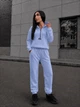 Костюм женский теплый из флиса голубого цвета 39446 42/44 - изображение 5