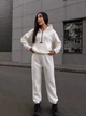 Костюм женский теплый из флиса молочного цвета 39448 42/44 - изображение 6