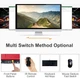 KVM-перемикач TESmart HDMI 2×1, 4K 60 Гц, USB 2.0, для 2 комп'ютерів, з пультом - зображення 2