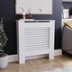 Екран для радіатора Vida Designs Milton, MDF, 82×78×19 см, білий, з полицею - зображення 1