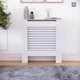 Екран для радіатора Vida Designs Milton, MDF, 82×78×19 см, білий, з полицею - зображення 2