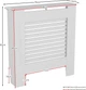 Екран для радіатора Vida Designs Milton, MDF, 82×78×19 см, білий, з полицею - зображення 7