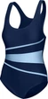 Купальник слитный для женщин Aqua Speed STELLA LADY 8663 черный, голубой Жен 40 - изображение 6