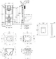 Инсталляция Grohe Rapid SL Solido 38971000 + панель смыва Even 38966KV0 черная глянцевая + унитаз подвесной Kroner Armada WHI513636 Tornado с сиденьем Soft Close дюропласт (38971966KV0KA51T) - изображение 20