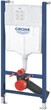 Инсталляция Grohe Rapid SL Solido 38971000 + панель смыва Even 38966KV0 черная глянцевая + унитаз подвесной Kroner Eifel WHI493436 Tornado с сиденьем Soft Close дюропласт (38971966KV0KE49T) - изображение 3