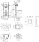 Инсталляция Grohe Rapid SL Solido 38971000 + панель смыва Even 38966KV0 черная глянцевая + унитаз подвесной Kroner Eifel WHI493436 Tornado с сиденьем Soft Close дюропласт (38971966KV0KE49T) - изображение 20