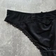 Трусы женские гладкие с кружевом Annajiolly,Черный, M - изображение 5